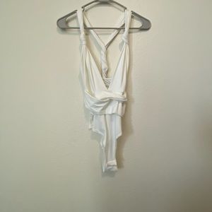 White body suite woman’s size small brand new